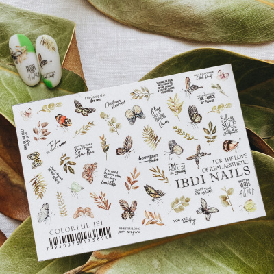 IBDI NAILS Слайдер дизайн COLORFUL 191