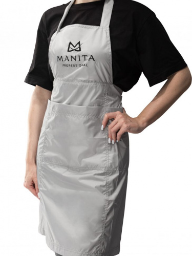 MANITA Professional Фартук Универсальный для мастера салона красоты СЕРЫЙ