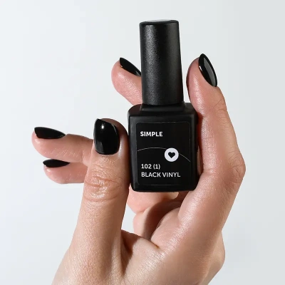 Milk Гель-лак Simple 102 (1) Black Vinyl 9 мл.