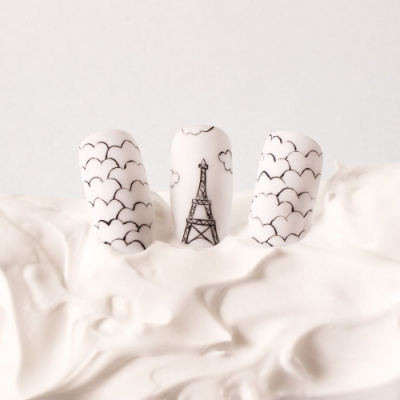 Milk Гель-лак Simple 101 Snowflake 9 мл. M101 Milk Гель-лак Simple 101 Snowflake 9 мл. M101