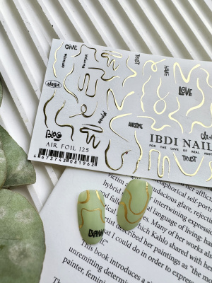 IBDI NAILS Слайдер дизайн AIR FOIL 125