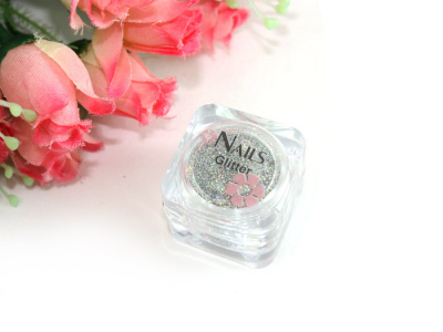 Глиттер Nails квадр.банка Y1BV053