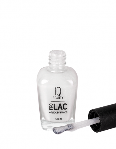 IQ Beauty Лак для ногтей с биокерамикой Nail Polish PROLAC+bioceramics 087 Fluffy Dawn 12,5 мл.