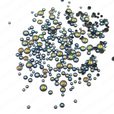 Дизайн Жемчуг микс в пакете 4 Синий DPM-BLU