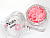 Глиттер Nails квадр.банка Y1BV089 круглые 2 мм. Пастельный коралловый