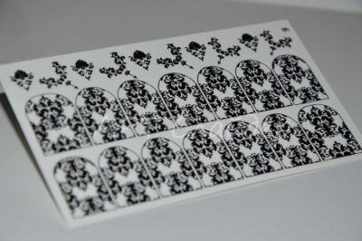 Слайдер дизайн фольгированный 86 черный