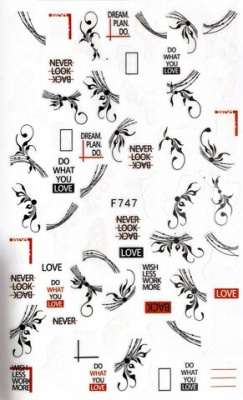 Наклейки Tartiso F747 Наклейки Tartiso F747