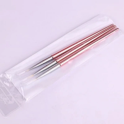 Набор кистей для прорисовки тонких линий и узоров 3 шт. Набор кистей для прорисовки тонких линий и узоров 3 шт.