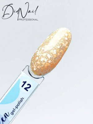 DidNail Professional Гель-лак с хлопьями Snow Queen 12 10 мл. DidNail Professional Гель-лак с хлопьями Snow Queen 12 10 мл.