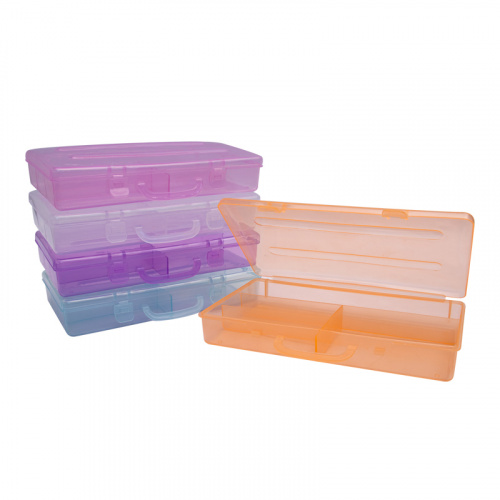 Пенал пластиковый 22,5х13х4,5 см. 19276