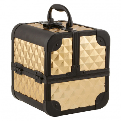 TARTISO Бьюти-кейс КУБ ЗОЛОТО с зеркалом 18,5x18,5x20,5 см. TARTISO Бьюти-кейс КУБ ЗОЛОТО с зеркалом 18,5x18,5x20,5 см.