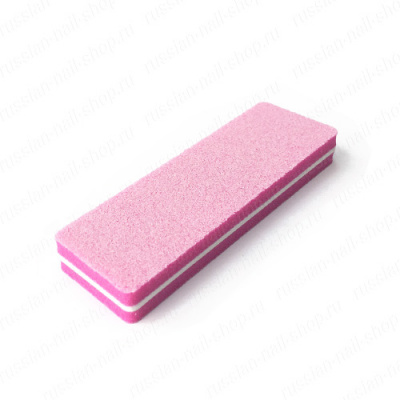 Баф для ногтей кирпич BAFL-PINK розовый Баф для ногтей кирпич BAFL-PINK розовый