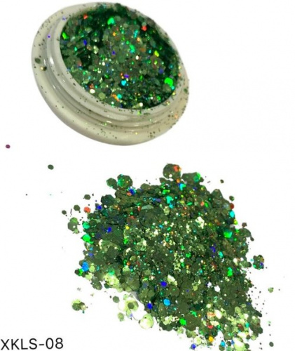 Дизайн Брокат XKLS-08 изумрудный