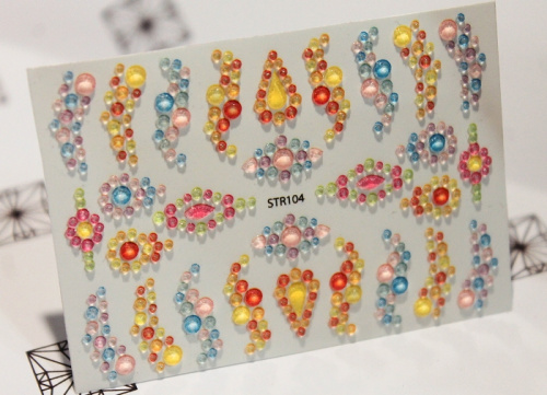 MALGRAT Nails 3D Слайдер-дизайн ОБЪЕМНЫЕ 3D СЛАЙДЕРЫ STR104