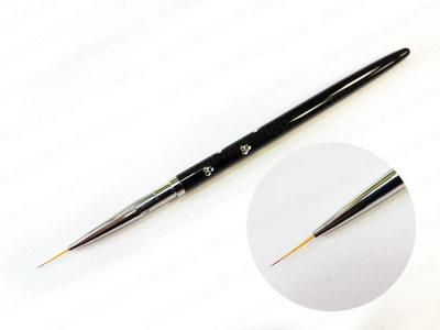 Кисть для дизайна ногтей TARTISO BLACK 3 KDB-3