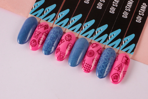 Go Stamp Пластина для стемпинга 045 Geometry