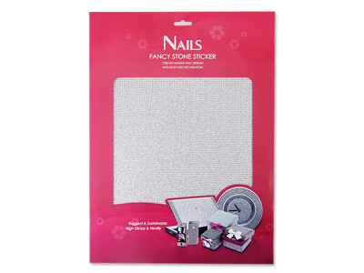 Стразы FANCY на клейкой основе (Y1BG21D) 30 см. х 30 см.