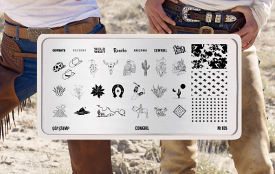 Go Stamp Пластина для стемпинга 105 Cowgirl