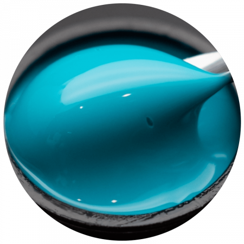 Опция Гель моделирующий самовыравнивающийся цветной Аквамарин 15 мл.