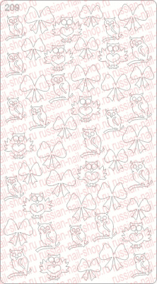 Металлизированные наклейки для ногтей 209 цвет золото Металлизированные наклейки для ногтей 209 цвет золото