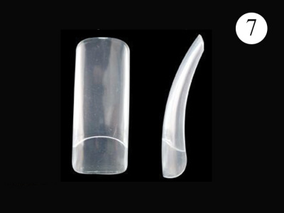 Типсы Planet Nails прозрачные 50 шт./пакет 7 (17107)