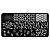 IRISK Трафарет для стемпинга металлический 6x12 см. П557-11 (041)