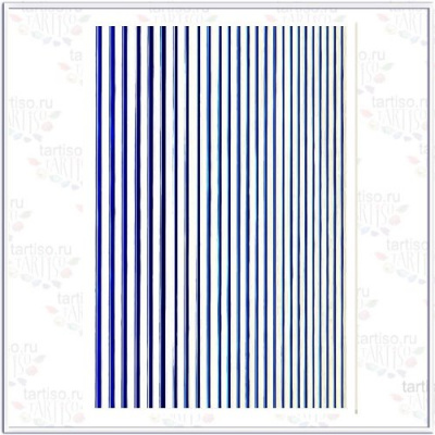 Наклейка 3D нить Металлик синяя N3D-10 Наклейка 3D нить Металлик синяя N3D-10