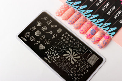 Go Stamp Пластина для стемпинга 070 Candy Shop