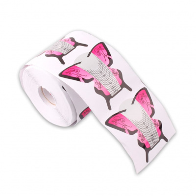 Формы для наращивания Бабочка розовая 300 шт.