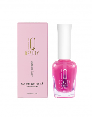 IQ Beauty Лак-тинт с AHA-кислотами Glossy Tint Nails 01 Pink Glass 12,5 мл. IQ Beauty Лак-тинт с AHA-кислотами Glossy Tint Nails 01 Pink Glass 12,5 мл.
