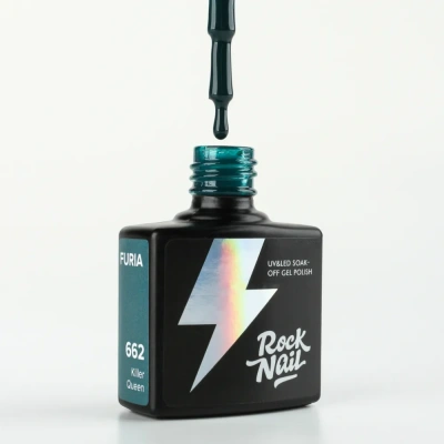 RockNail Гель-лак Furia 662 Killer Queen 10 мл.