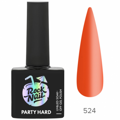RockNail Гель-лак Party Hard 524 Fuck Monday 10 мл.