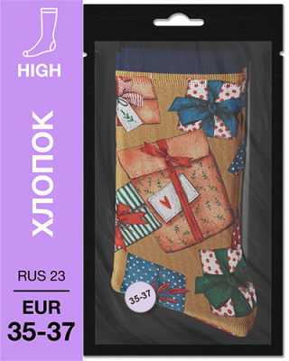 MILV Носки Хлопок 107 High N-04 RUS 23/EUR 35-37