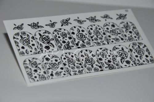 Слайдер дизайн фольгированный 52 черный