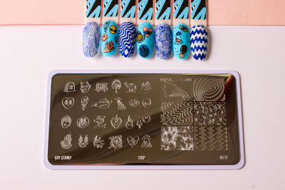 Go Stamp Пластина для стемпинга 026 Trip