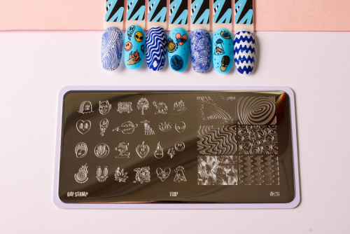 Go Stamp Пластина для стемпинга 026 Trip