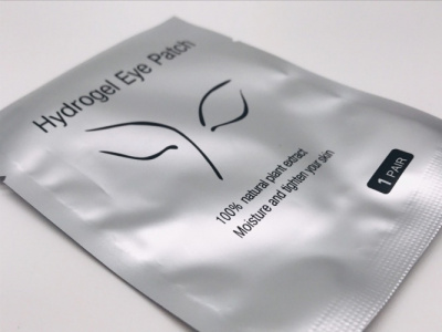 Патчи в серебряной упаковке под глаза для наращивания и окрашивания ресниц классические 9169