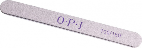 OPI Пилка для ногтей ПРЯМАЯ 100/180 грит серая