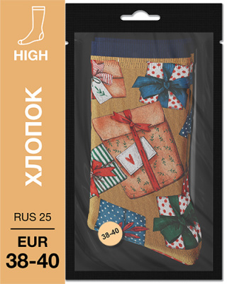 MILV Носки Хлопок 107 High N-04 RUS 25/EUR 38-40