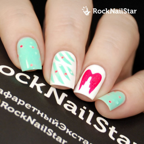 RockNailStar трафарет мини Крылья