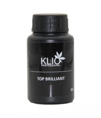 Klio Professional Топ без липкого слоя BRILLIANT 30 г. узкое горло Klio Professional Топ без липкого слоя BRILLIANT 30 г. узкое горло