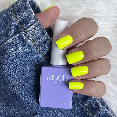 MoodNail Гель-лак Glow Neon Yellow  10 г.