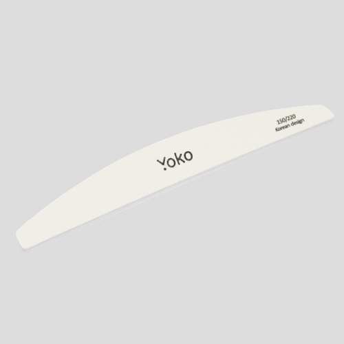 YOKO Пилка полуовал 150/220 белая