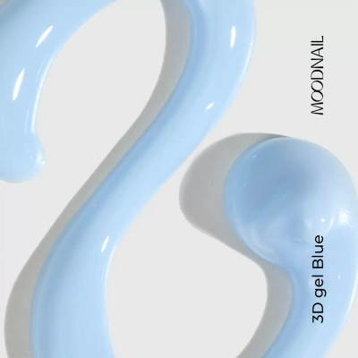MoodNail 3D Gel для объемного дизайна Blue 15 г. MoodNail 3D Gel для объемного дизайна Blue 15 г.
