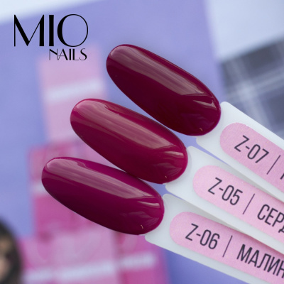 MIO Nails Гель-лак Основная палитра Z-06 Малиновый сок 8 мл.
