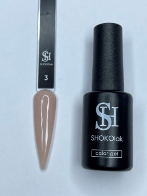 SHOKOlak гель-лак GEL POLISH camouflage body №3 10 мл.