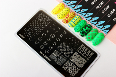 Go Stamp Пластина для стемпинга 074 Smile 074PL