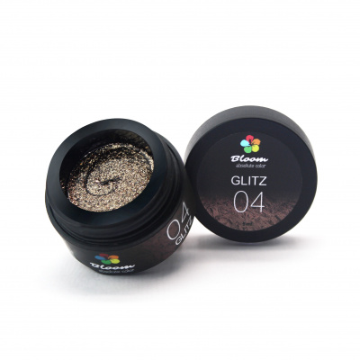 Bloom Гель GLITZ №04 (бронза) 5 мл.