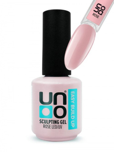 UNO Моделирующий гель камуфлирующий Uno Easy Build Up Rose 16 гр. USGERS16
