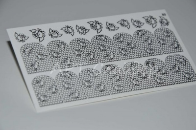 Слайдер дизайн фольгированный 89 черный